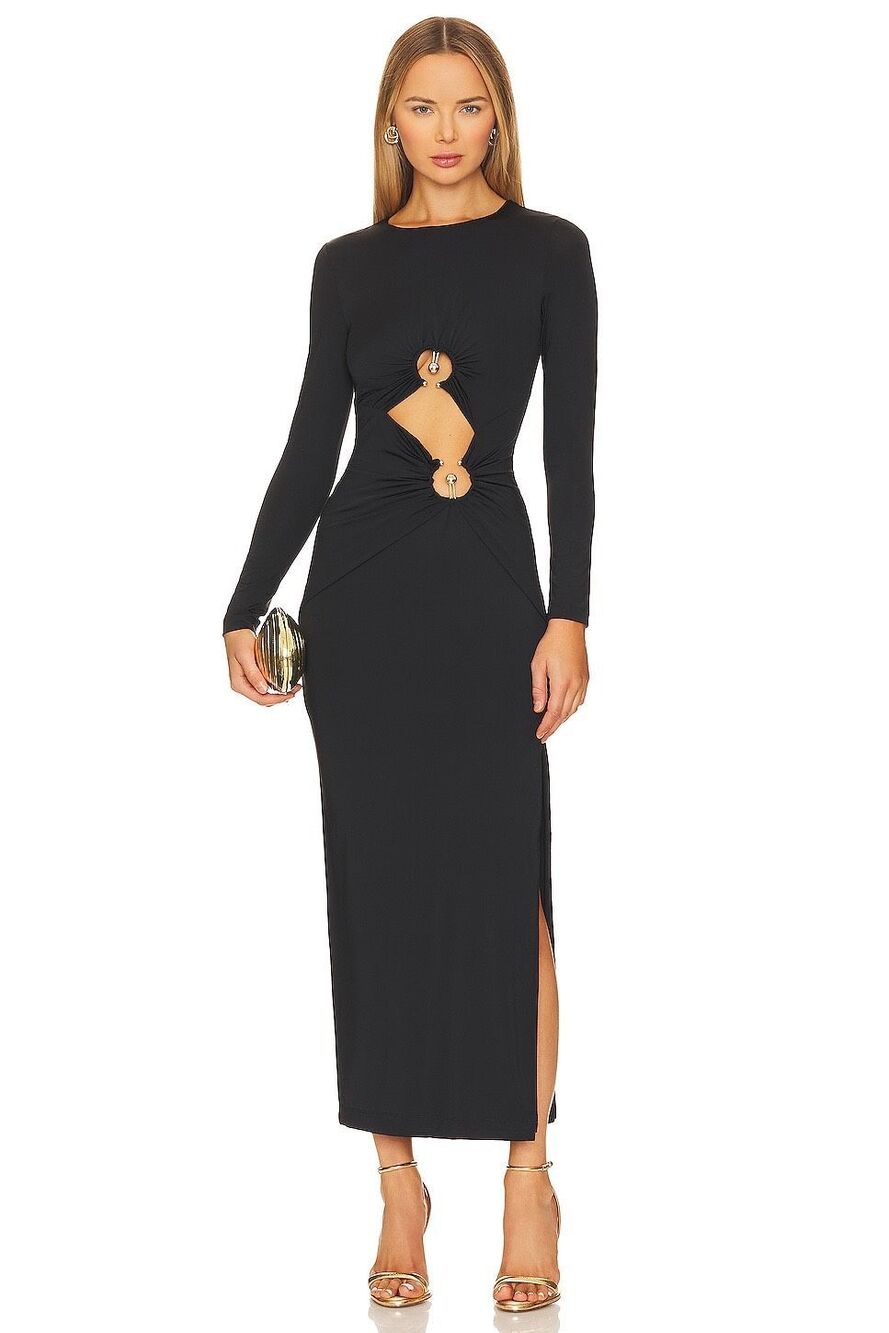 Bardot Neve Maxi Dress in Black Size XS $128